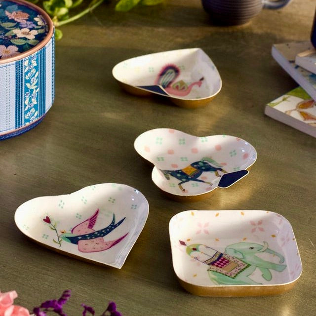 Set van 4 schaaltjes in geschenkdoos