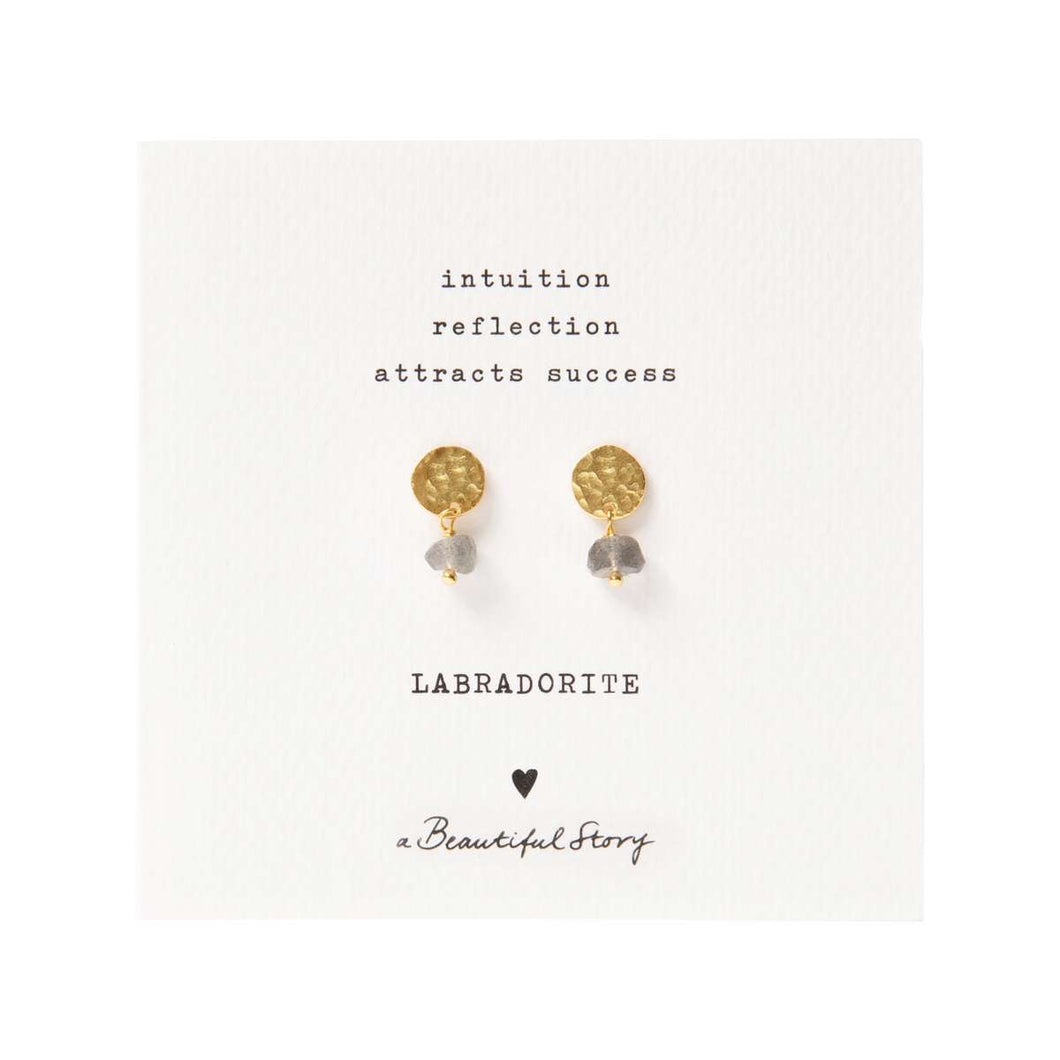 Boucles d'Oreilles Mini Coin Noir Onyx Argent