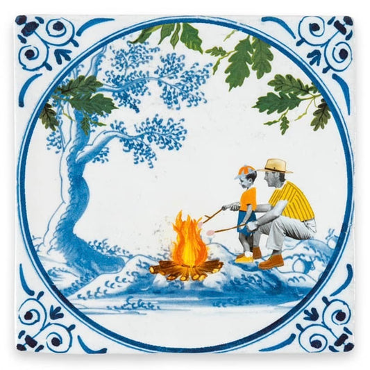 StoryTile - Quality time at the campfire