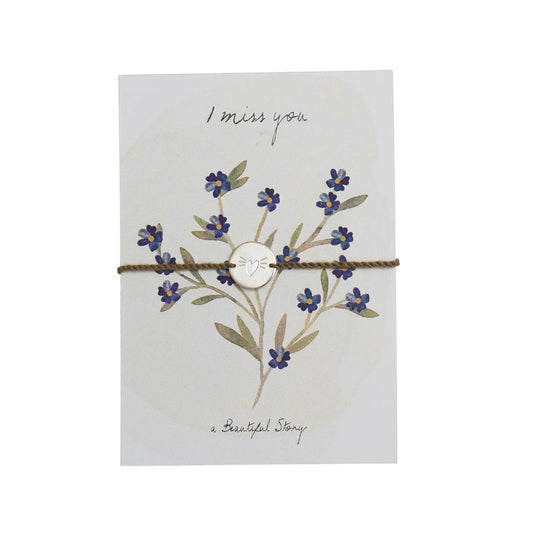 Jewelry Postcard Forget Me Not