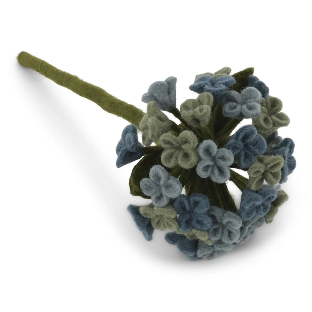 Lange hortensia blauw