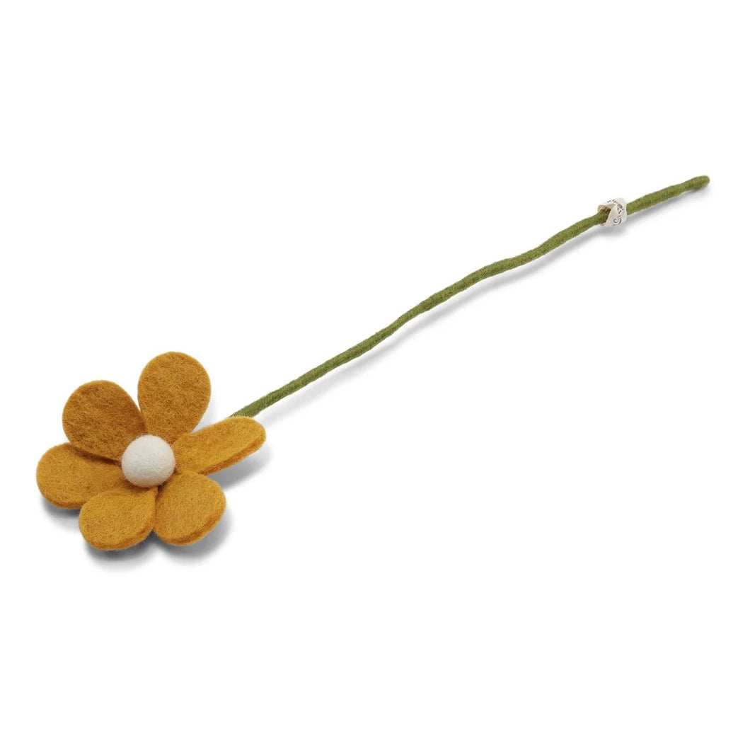 Vilten bloem geel