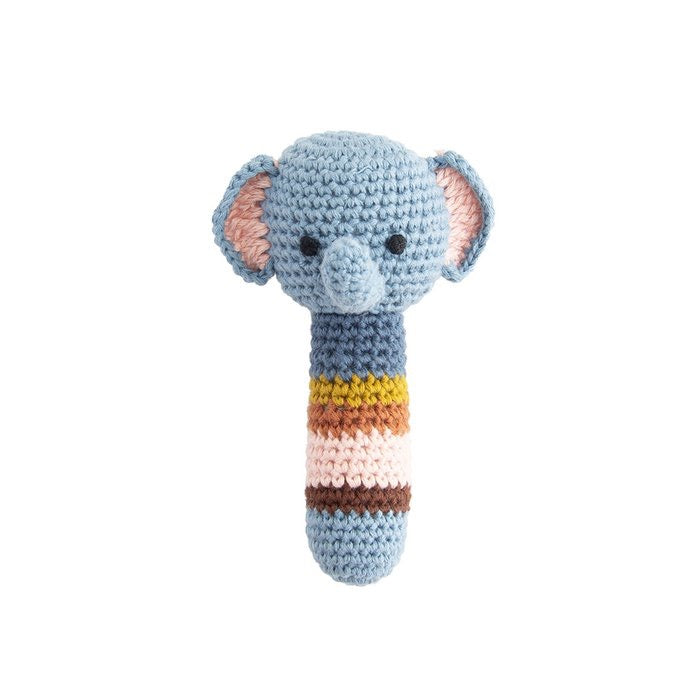 Rammelaar gehaakt Jungle - Olifant
