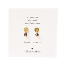 Afbeelding in Gallery-weergave laden, Oorbellen Mini Coin Rookkwarts Gold
