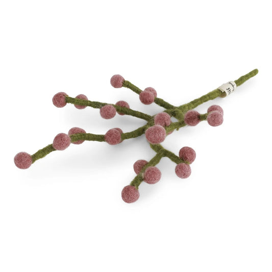 Branch with green leaves