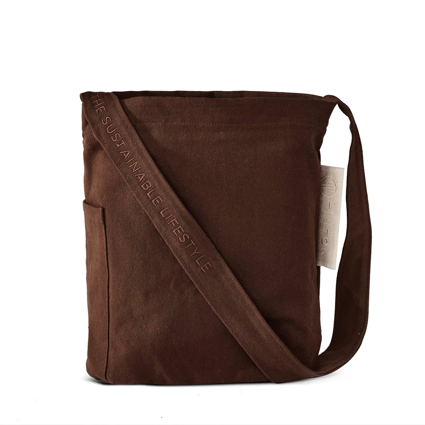 Mira Canvas Tas - Brown