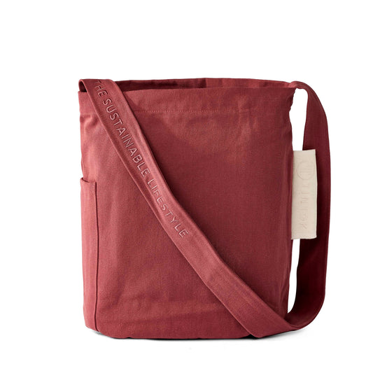 Mira Canvas Tas - Dusty Cedar