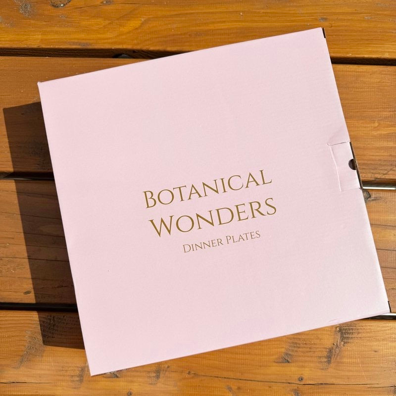 Botanical Wonders - Set van 4 dinerborden