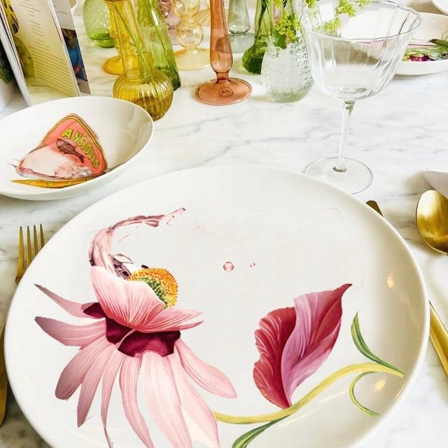Botanical Wonders - Set van 4 dinerborden
