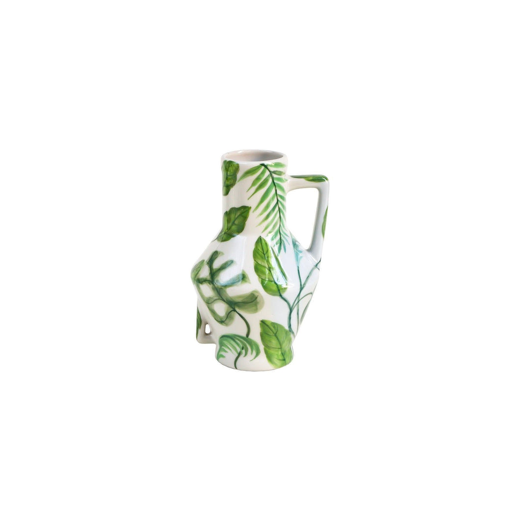 Vase peint à la main Parterre de fleurs - petit