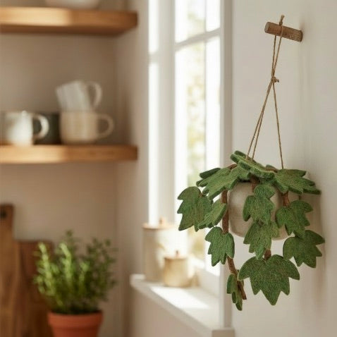 Vilten hangende klimop