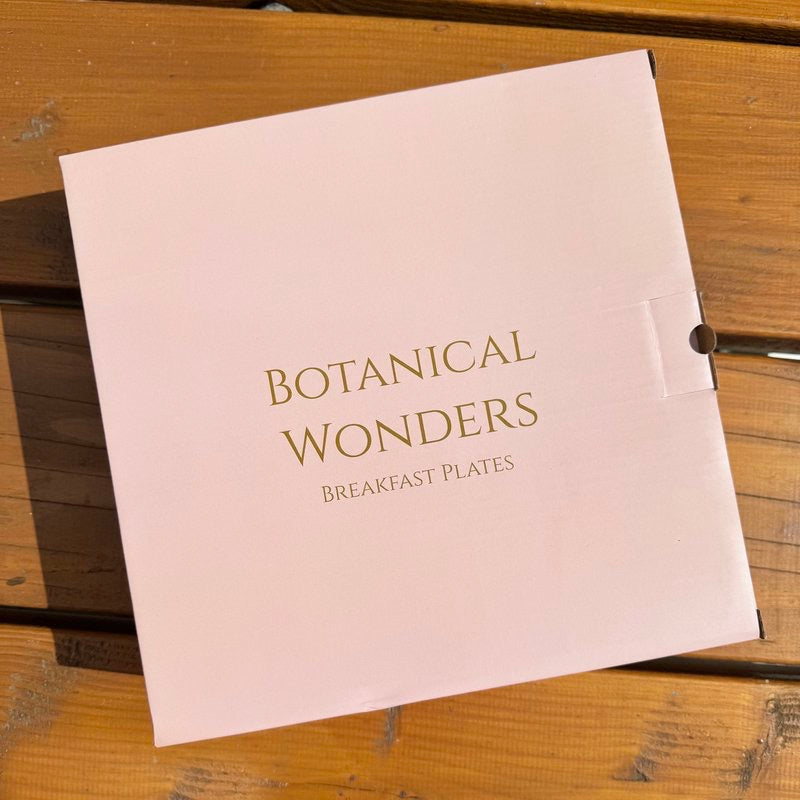 Botanical Wonders - Set van 4 ontbijtborden