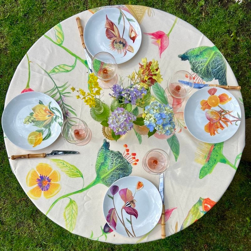 Botanical Wonders - Set van 4 ontbijtborden