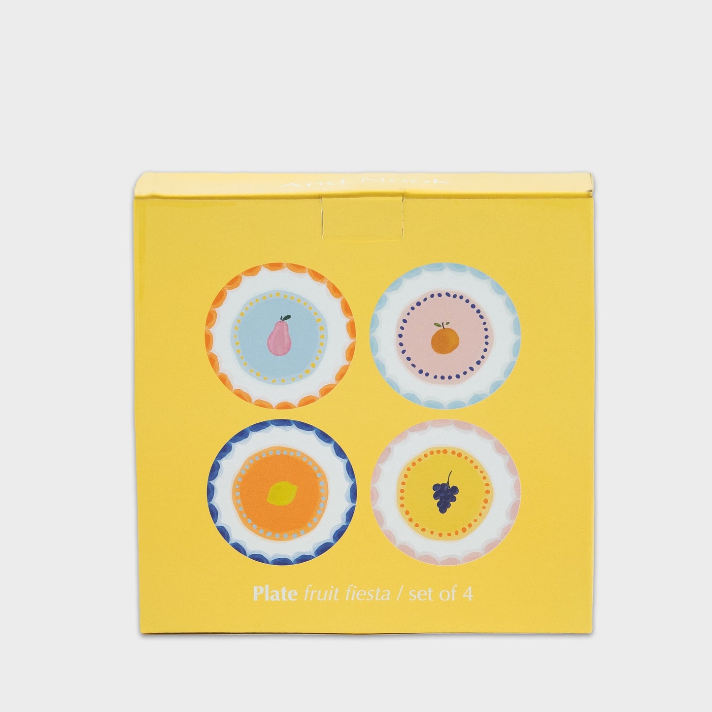 Plate Fruit Fiesta - set of 4
