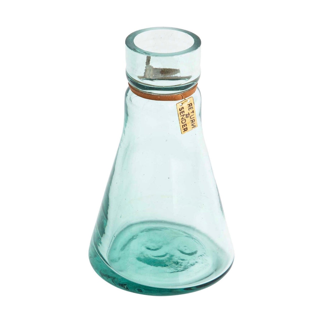 Vaasje gerecycled glas