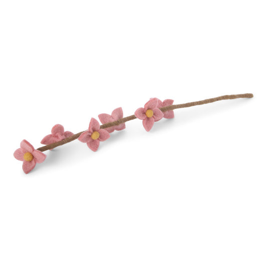 Roze bloemen op tak