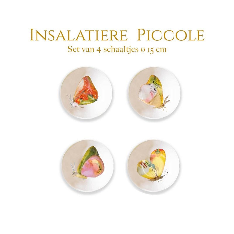Botanical Wonders - Set van 4 saladeschaaltjes