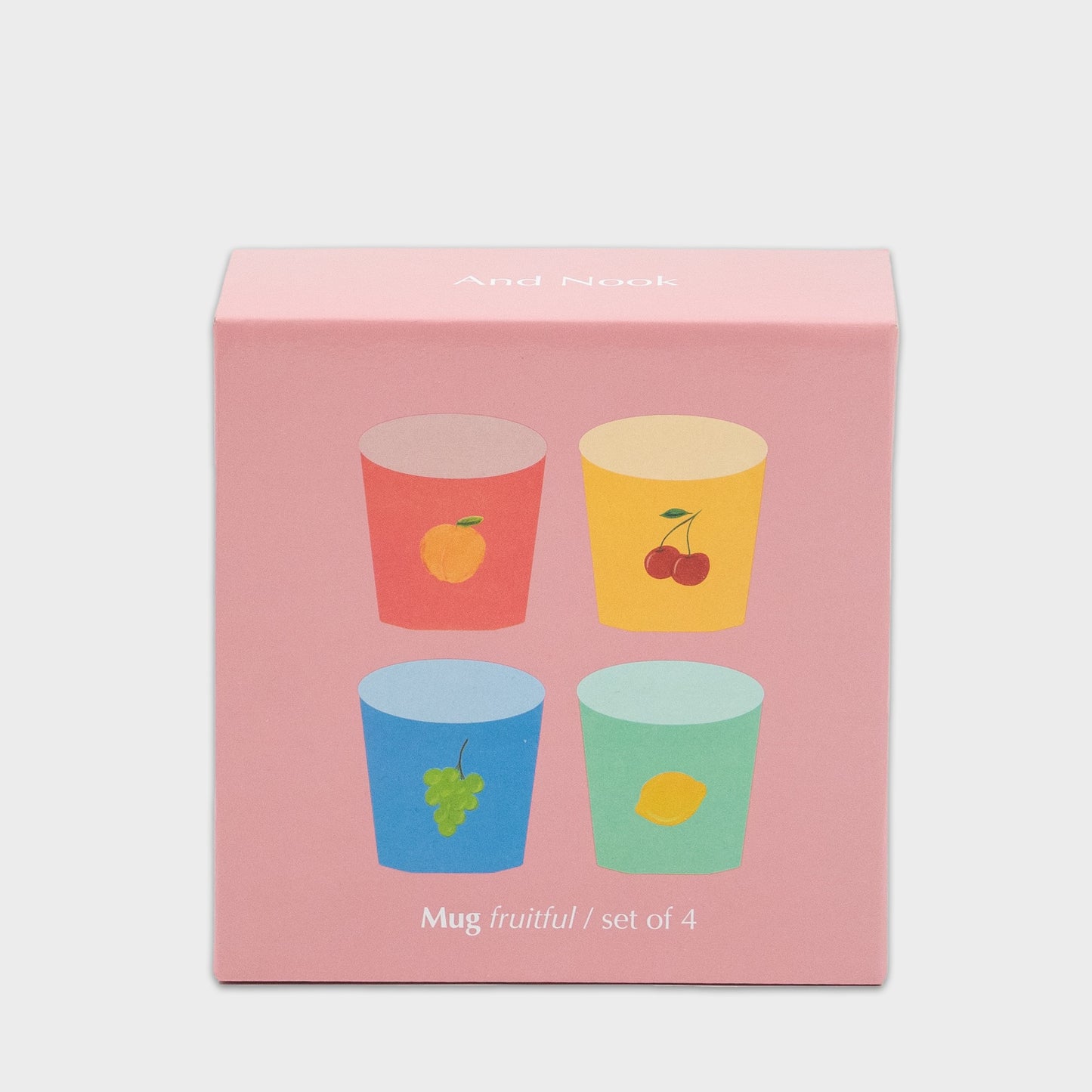 Mug Fruitful - set of 4