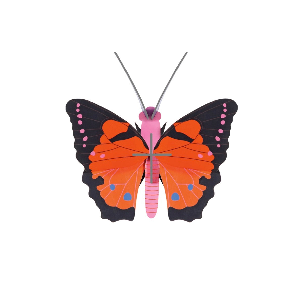 Papillon en cuivre moucheté