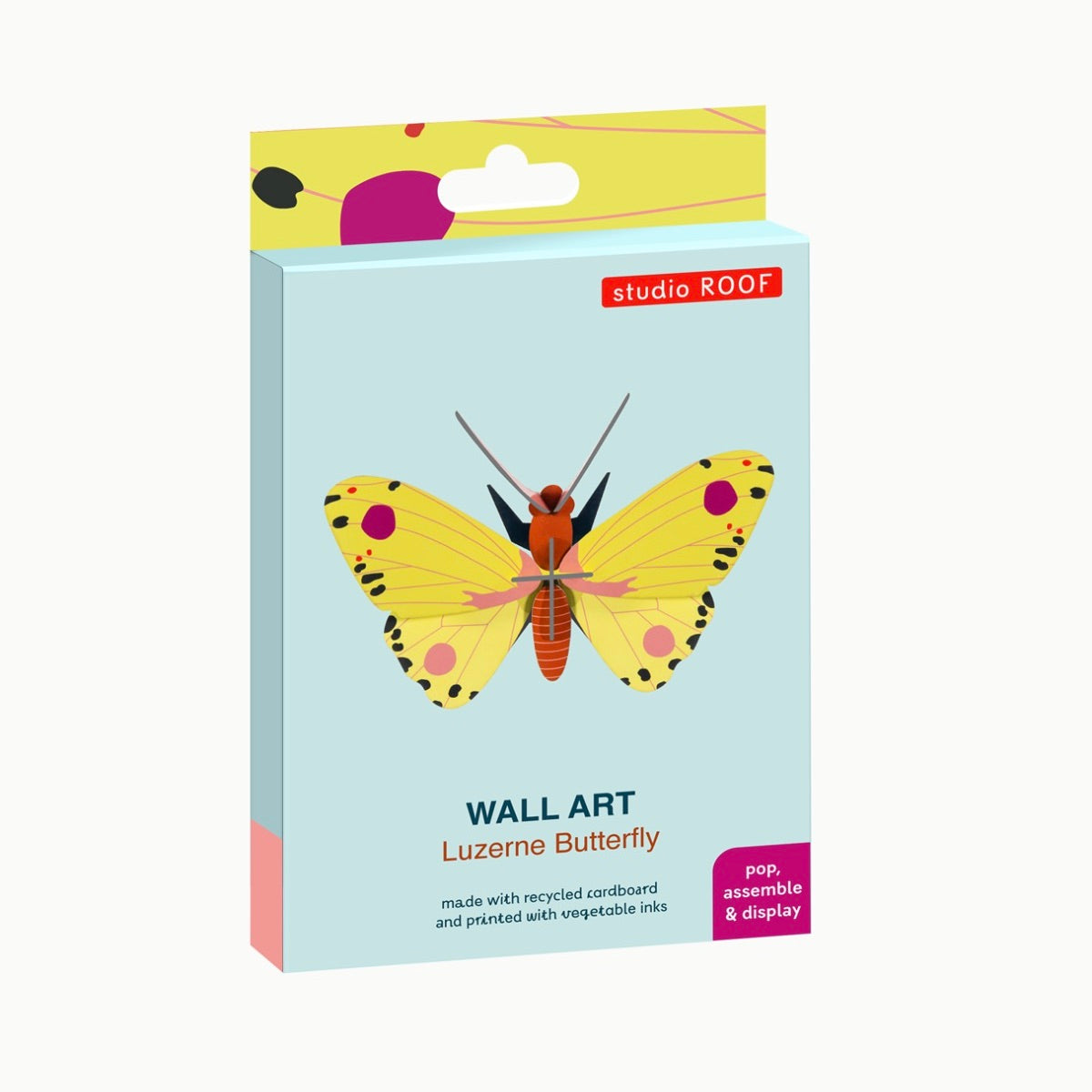 Papillon en cuivre moucheté