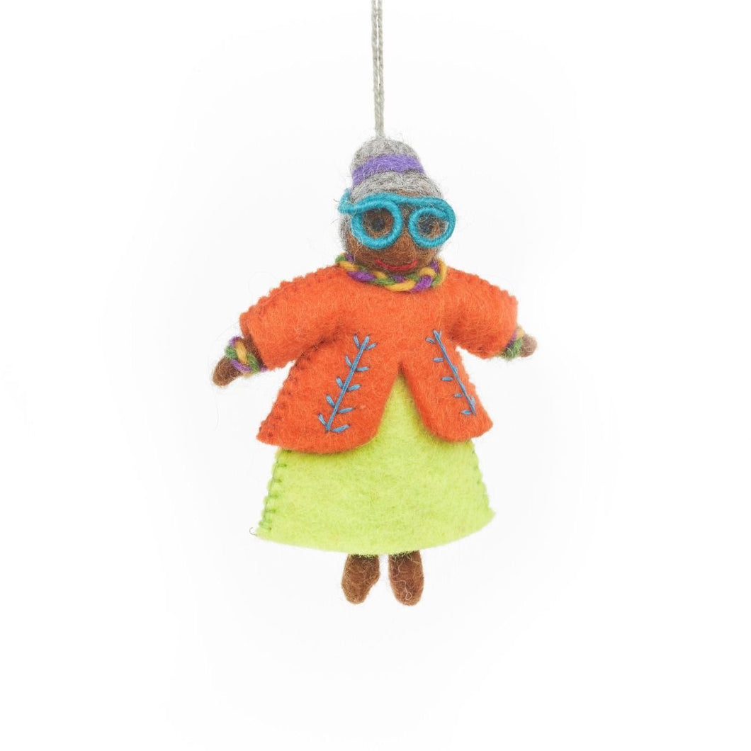 Pendentif de Noël copain teckel
