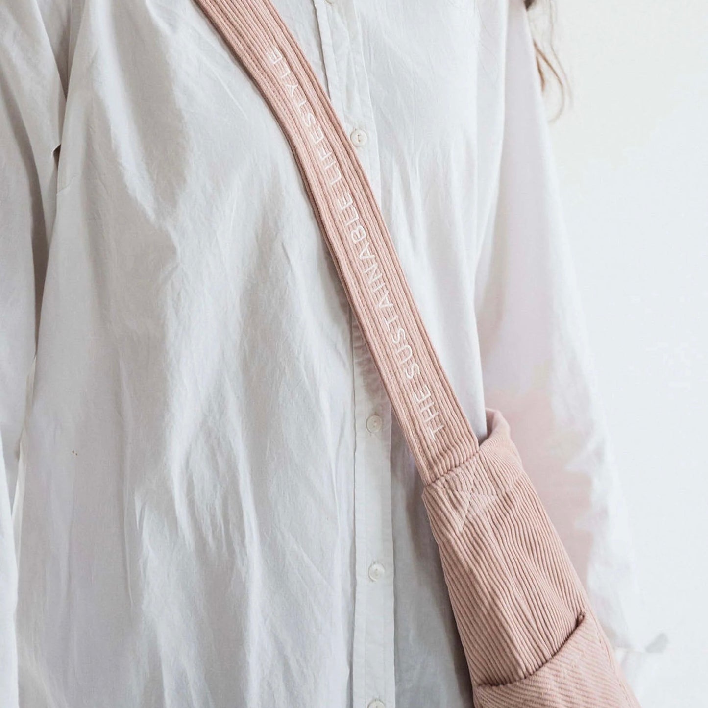 Mati tas corduroy - Rose
