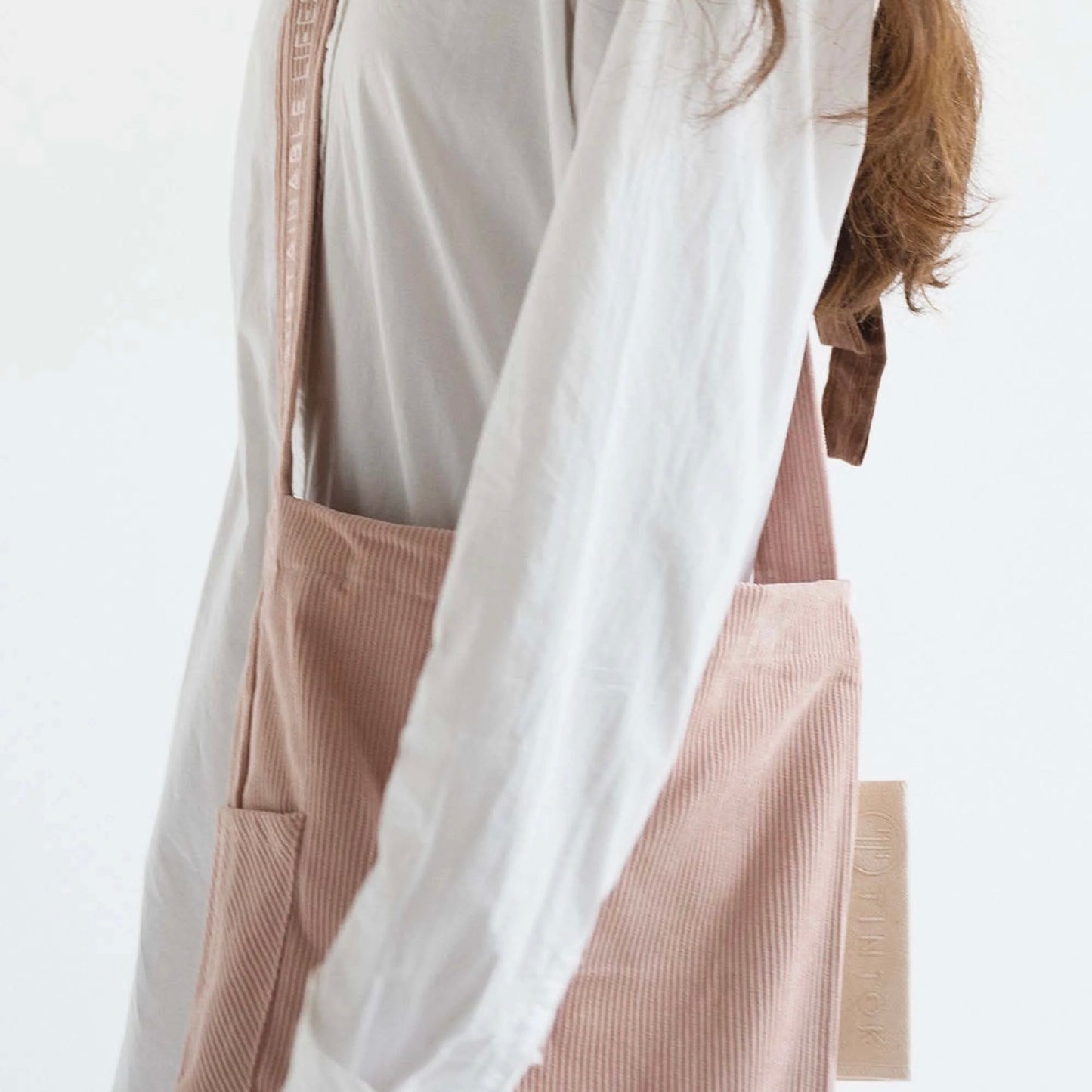 Mati tas corduroy - Rose