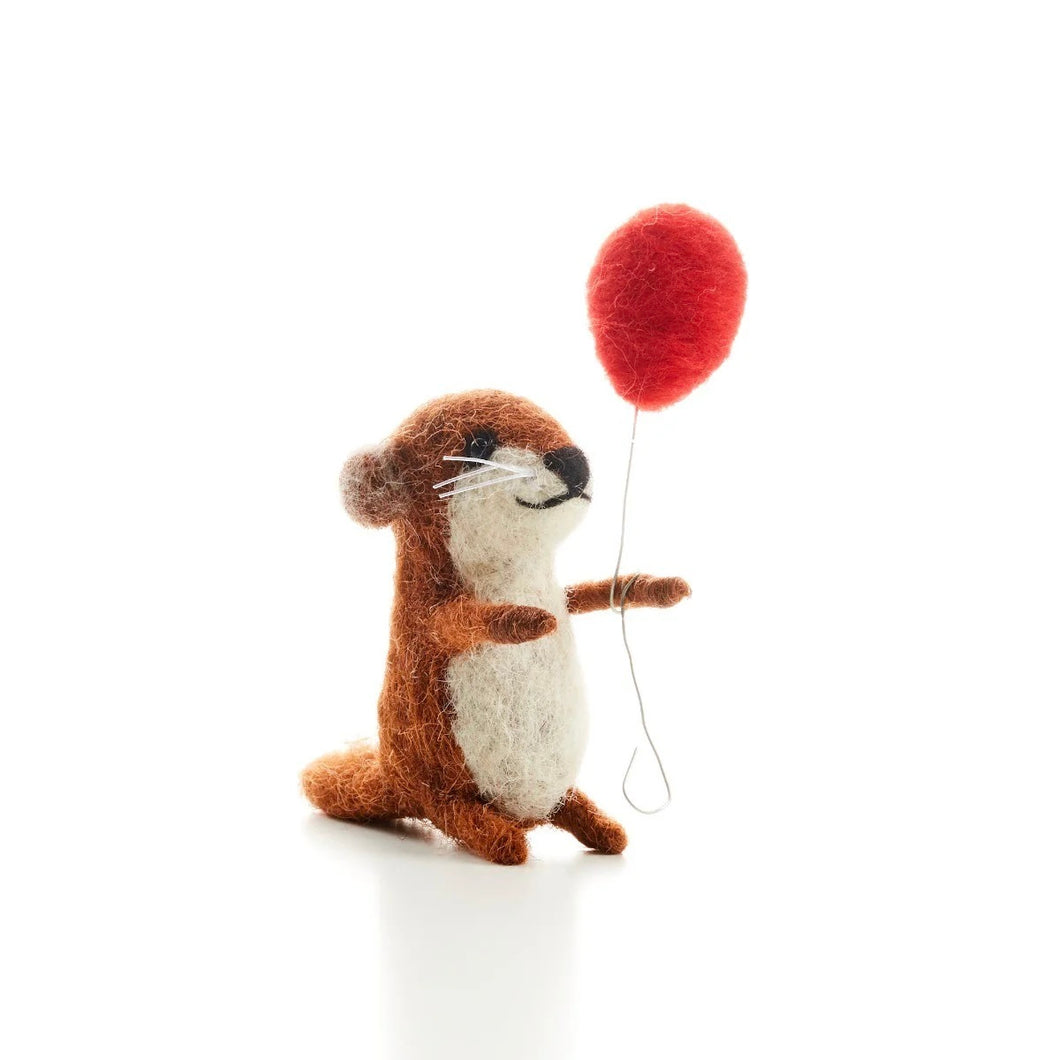 Baby Otter met ballon