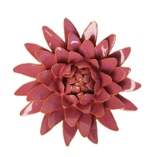 Wandbloem keramiek - Blush Pink Strawflower