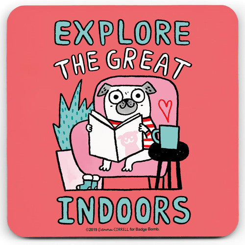Onderzetter - Explore the great indoors