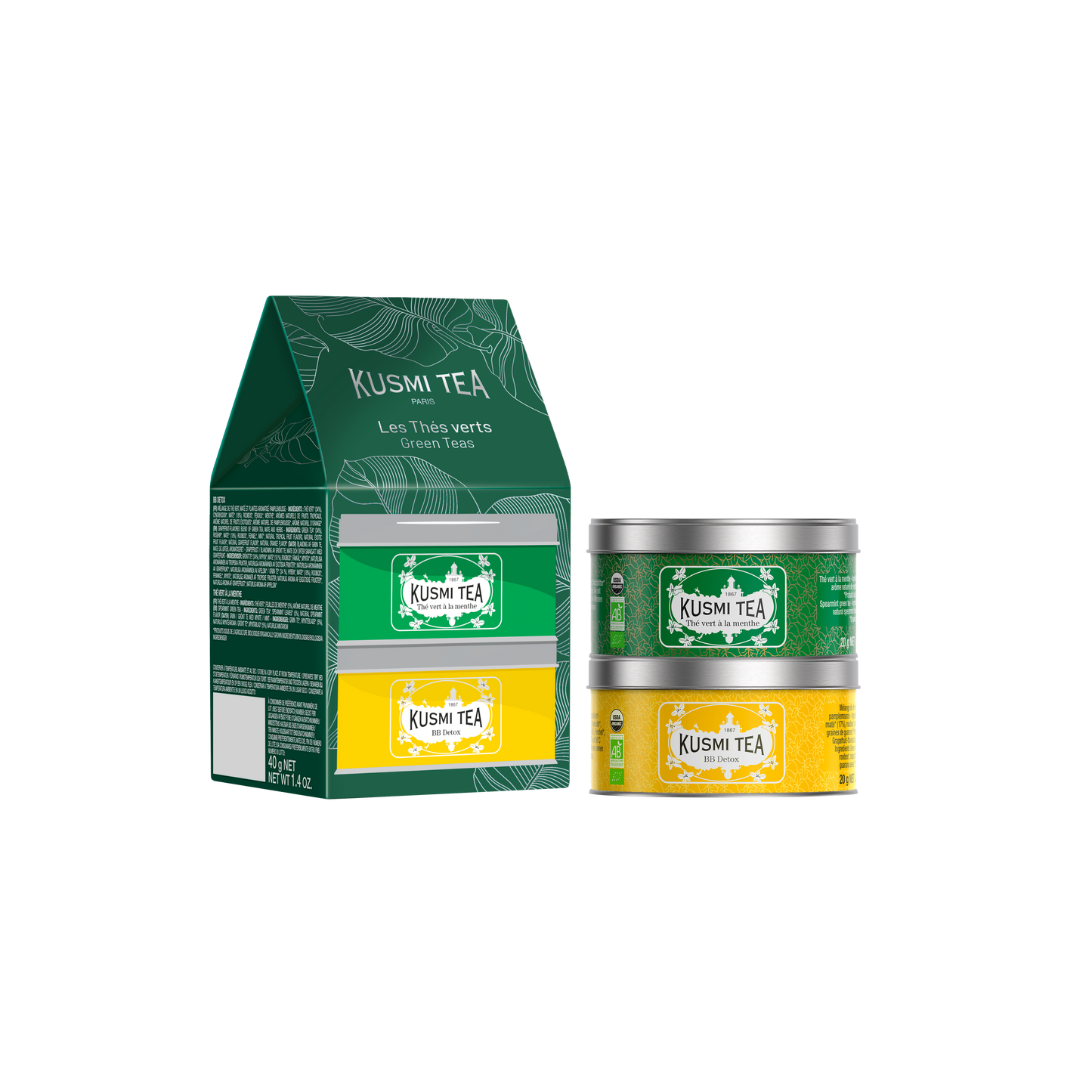 Green Teas Giftset 2 x 20g