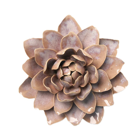 Wandbloem keramiek - Pink Sand Starbrite Water Lily