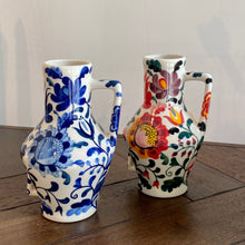 Charger l&#39;image dans la galerie, Vase peint à la main Parterre de fleurs bleu - petit
