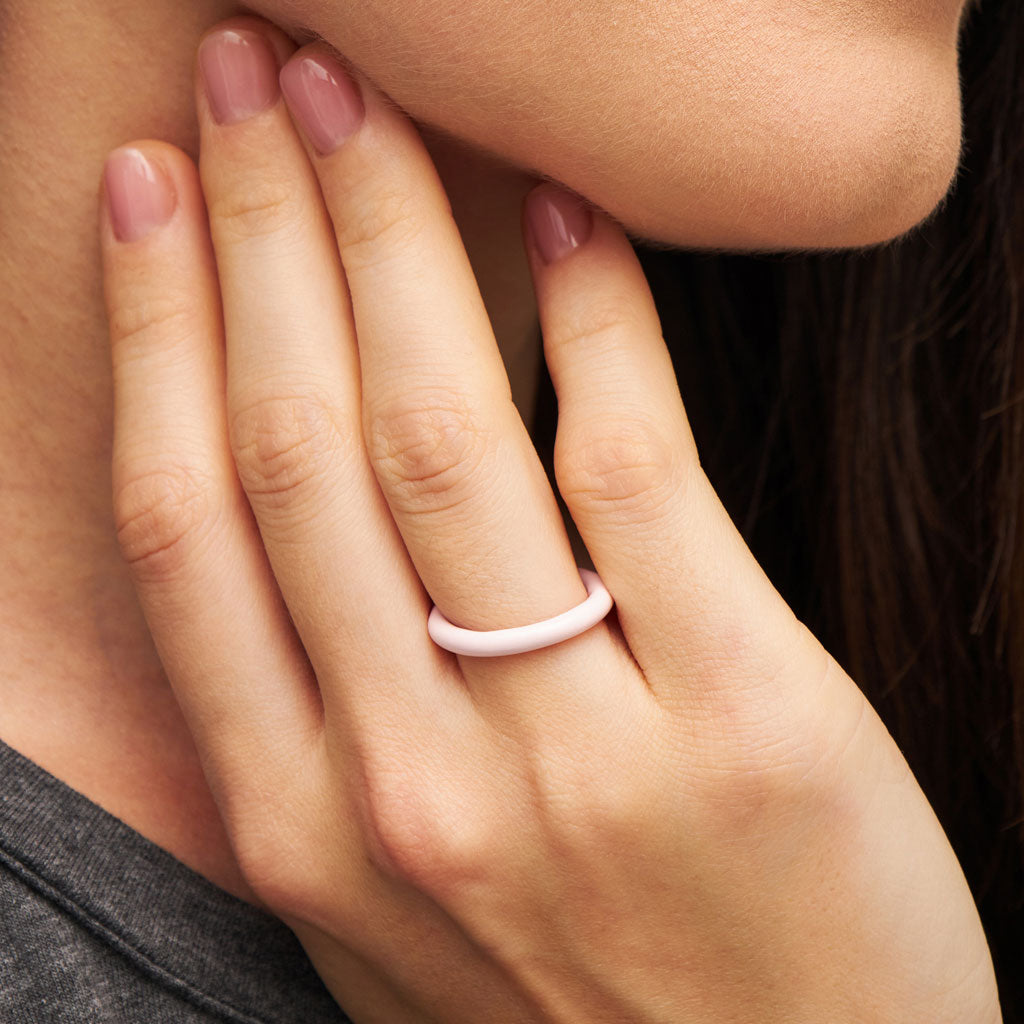Ring Color Silk Light Pink