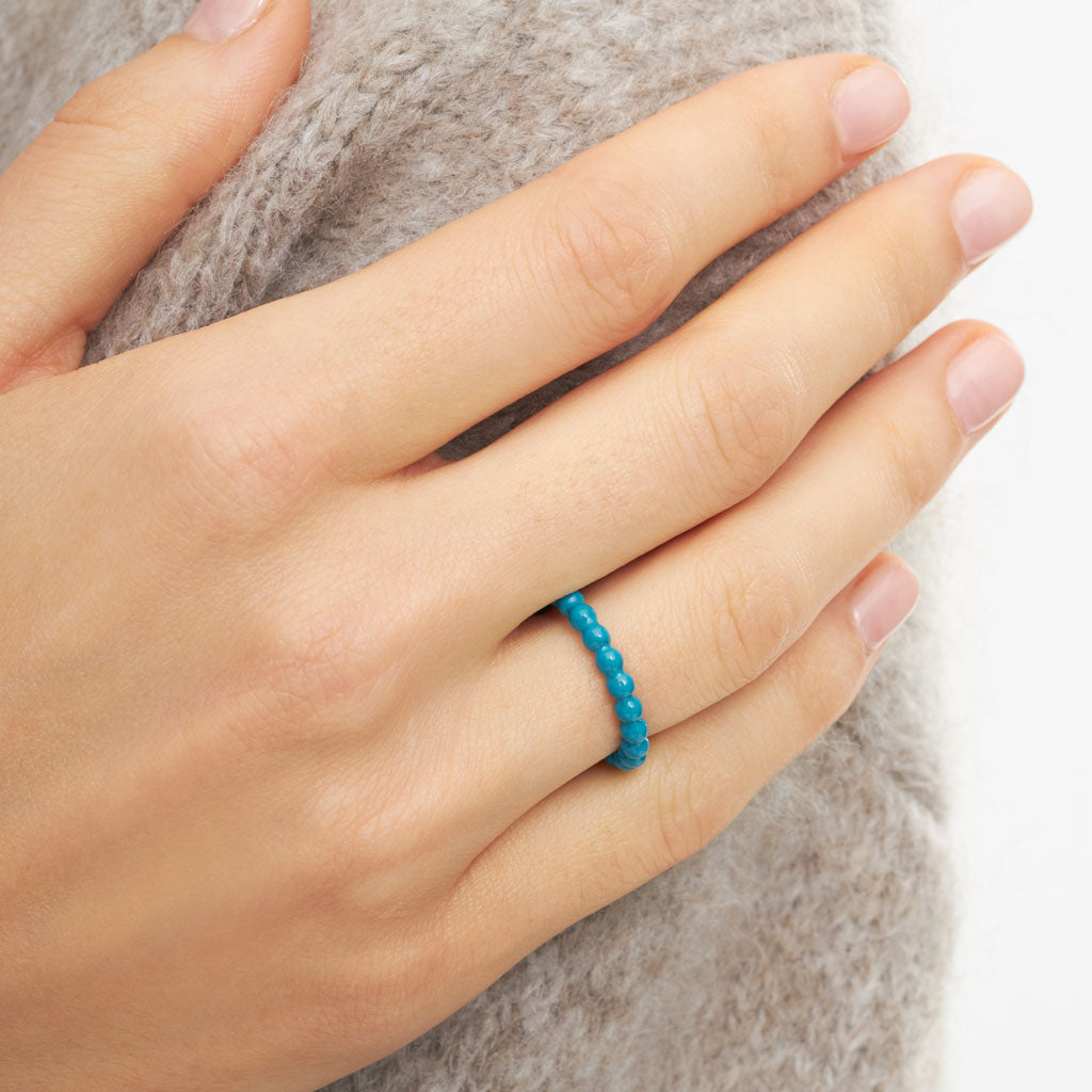 Ring Color Ball Retro Blue