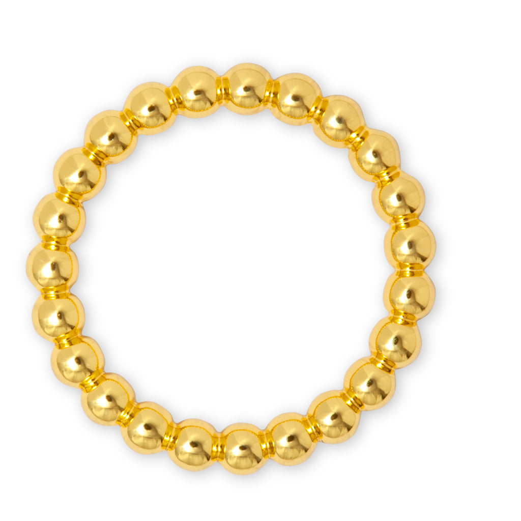 Ring Color Ball Gold Plated