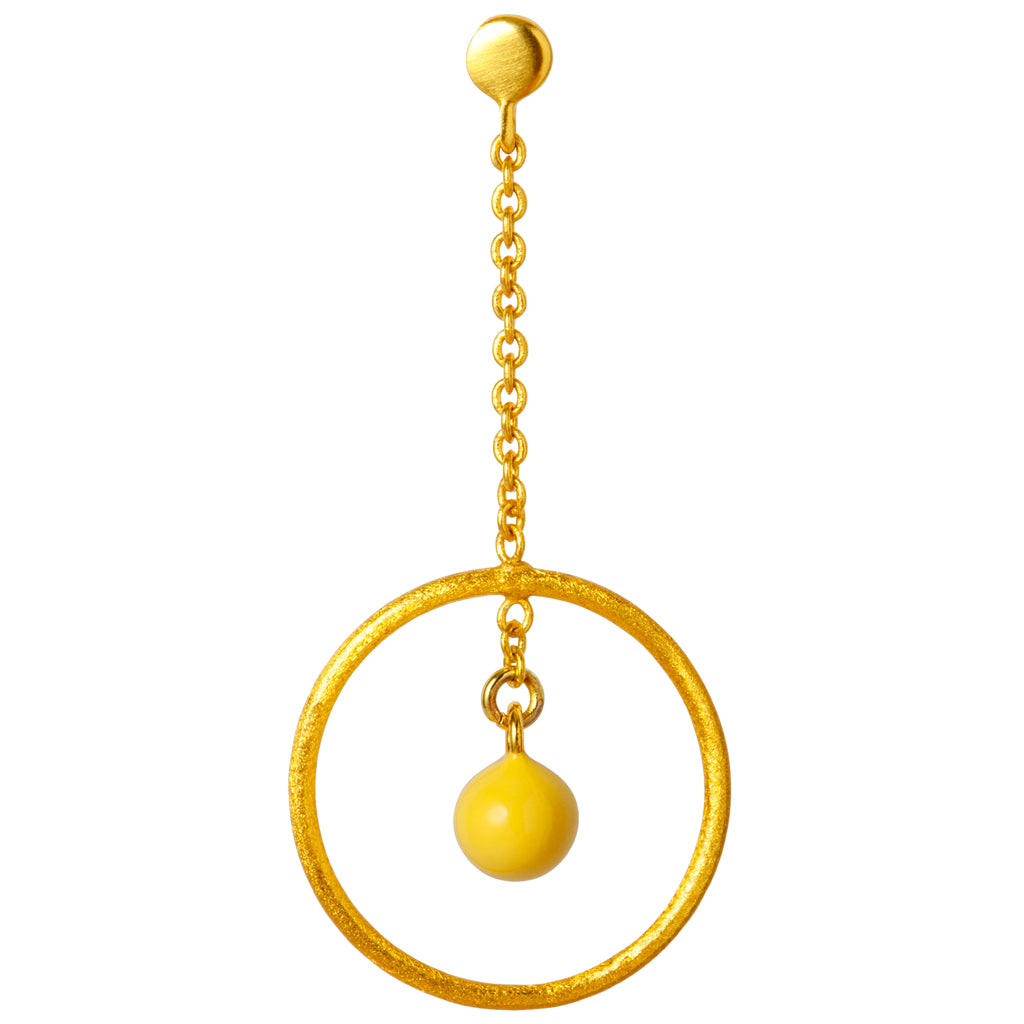 Oorbel Topping Short Loop Ball