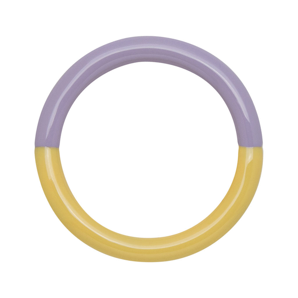 Ring - Double Color - Pale Yellow-Lavender