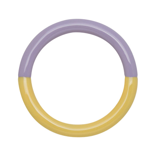 Ring - Double Color - Pale Yellow-Lavender
