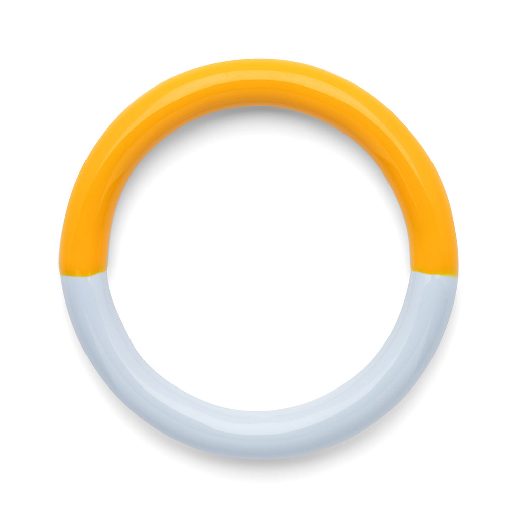Ring - Double Color - Blue-Sunflower