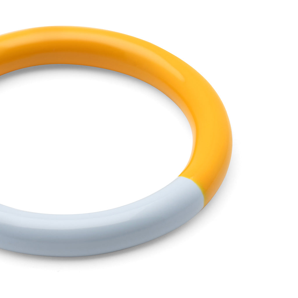 Ring - Double Color - Blue-Sunflower