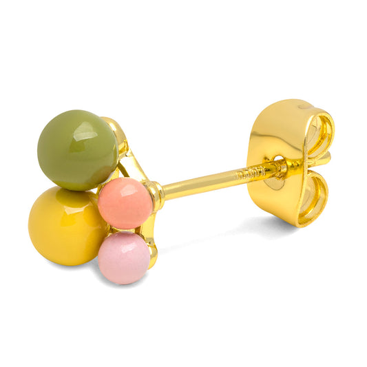 Oorbel Bouquet Green Yellow