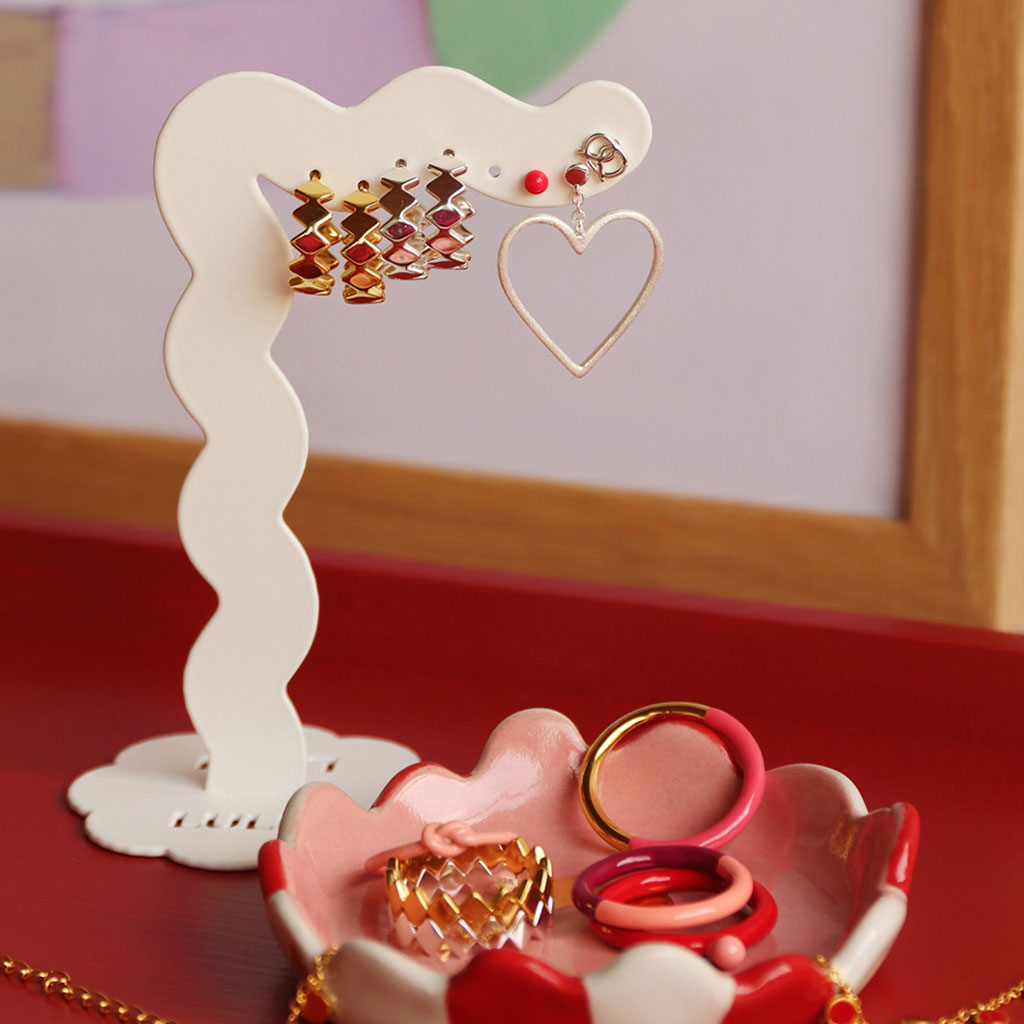 Ring - Double Color - Gold-Coral Pink