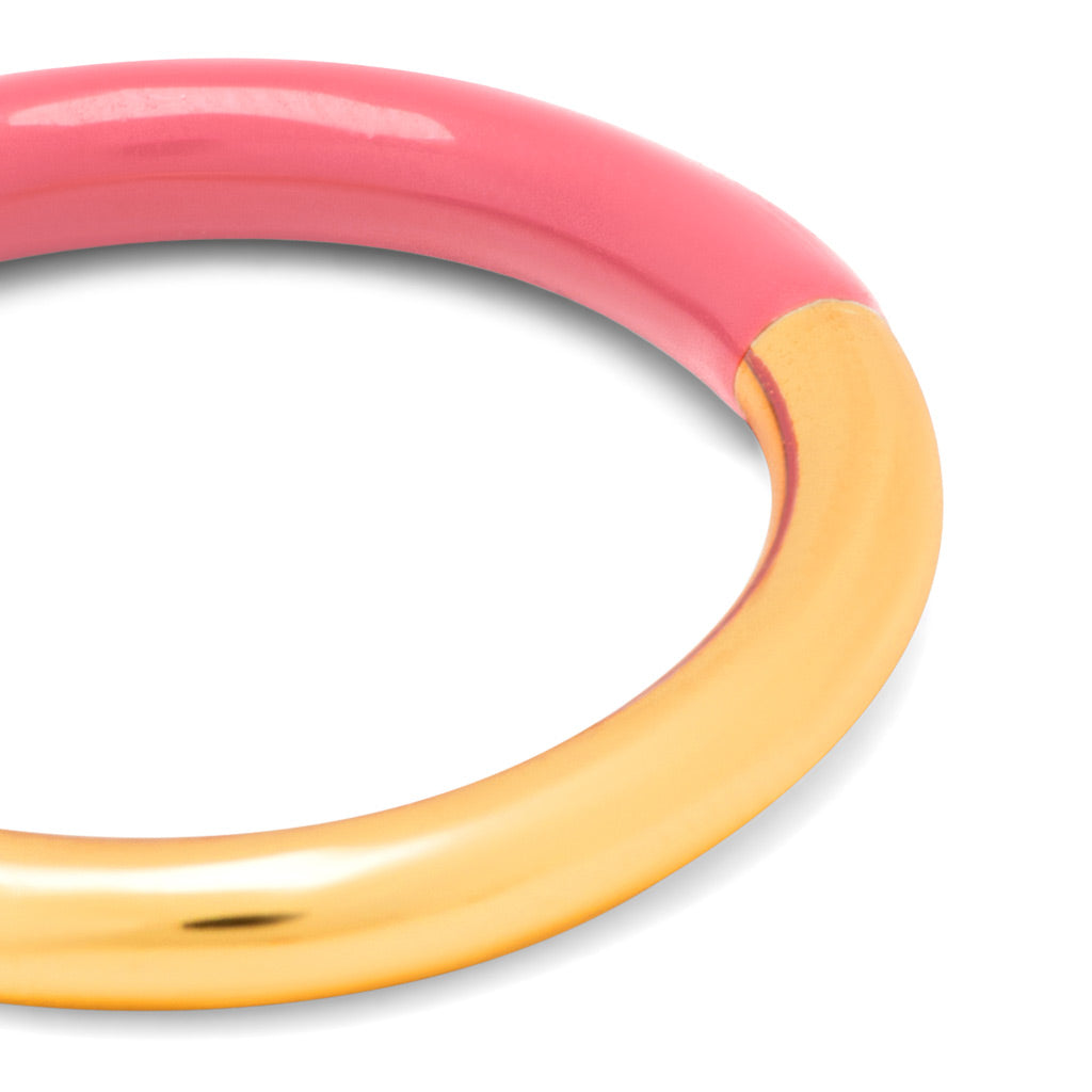 Ring - Double Color - Gold-Coral Pink