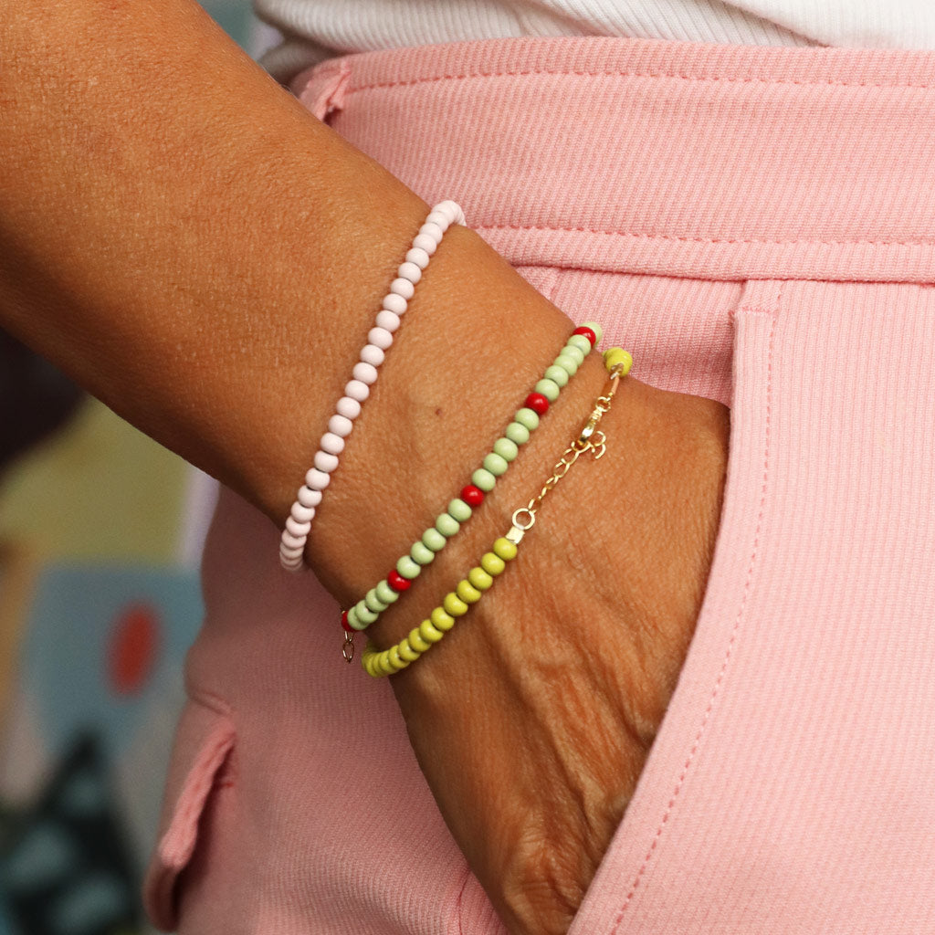 Armband - Color Ball - Lime