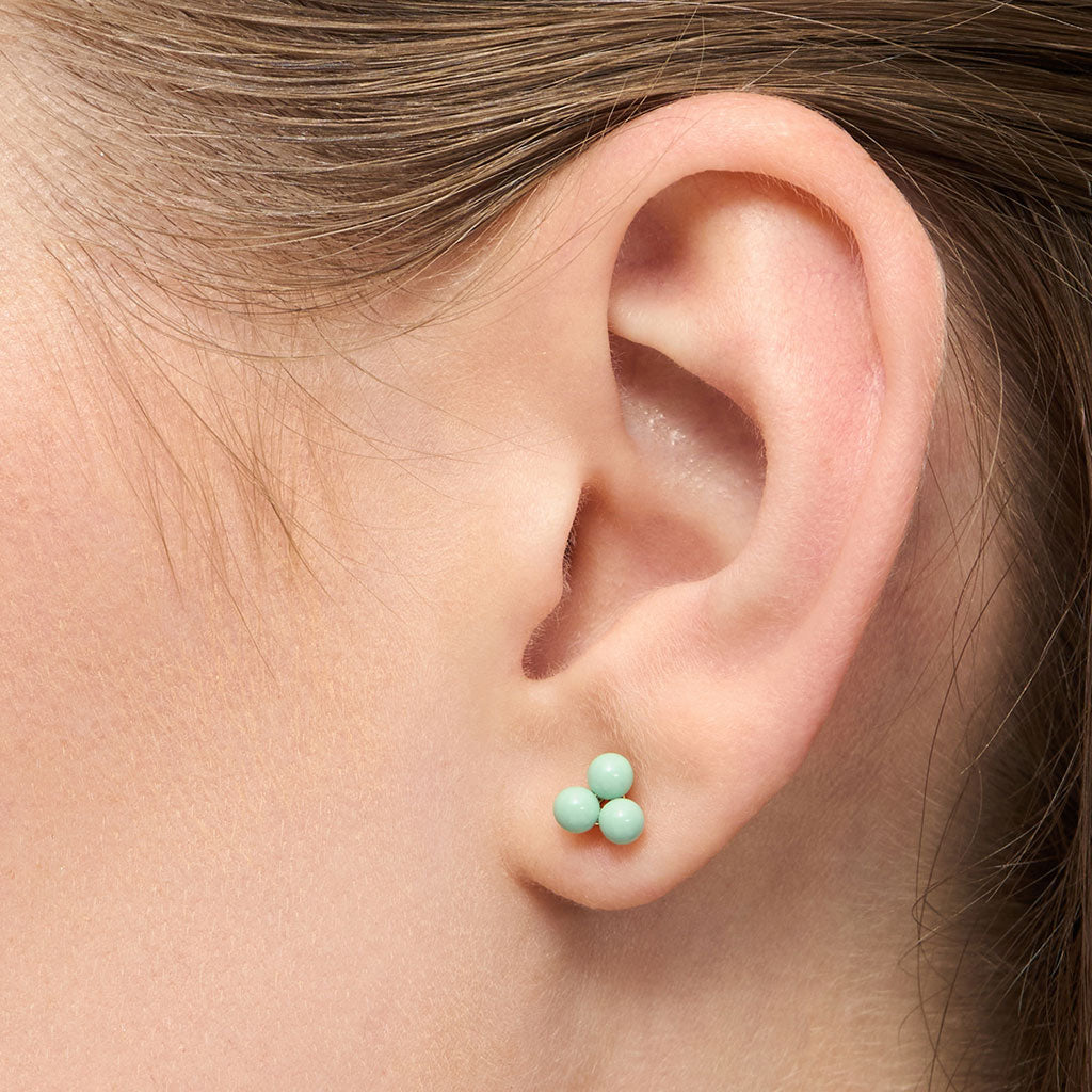 Oorbel Trio Sea Salt Green