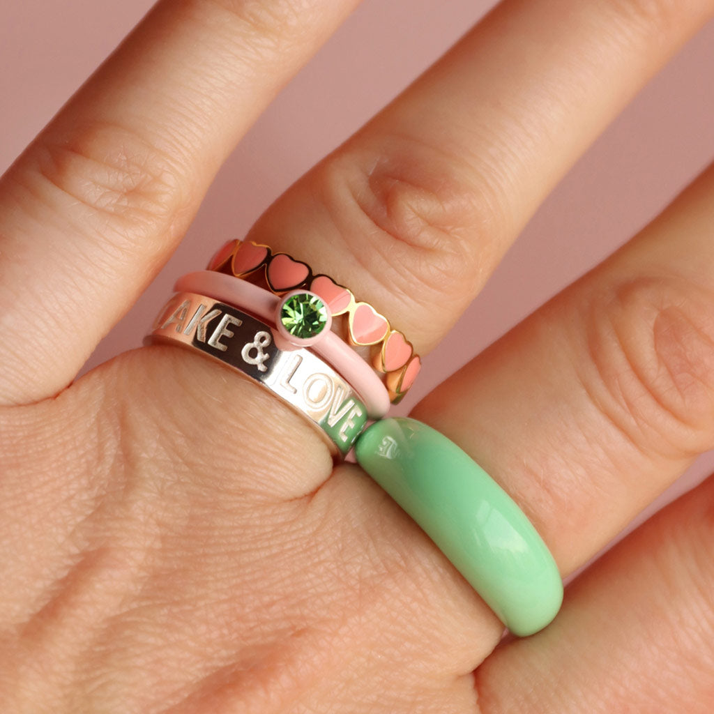 Ring Color Chunky Seasalt Green