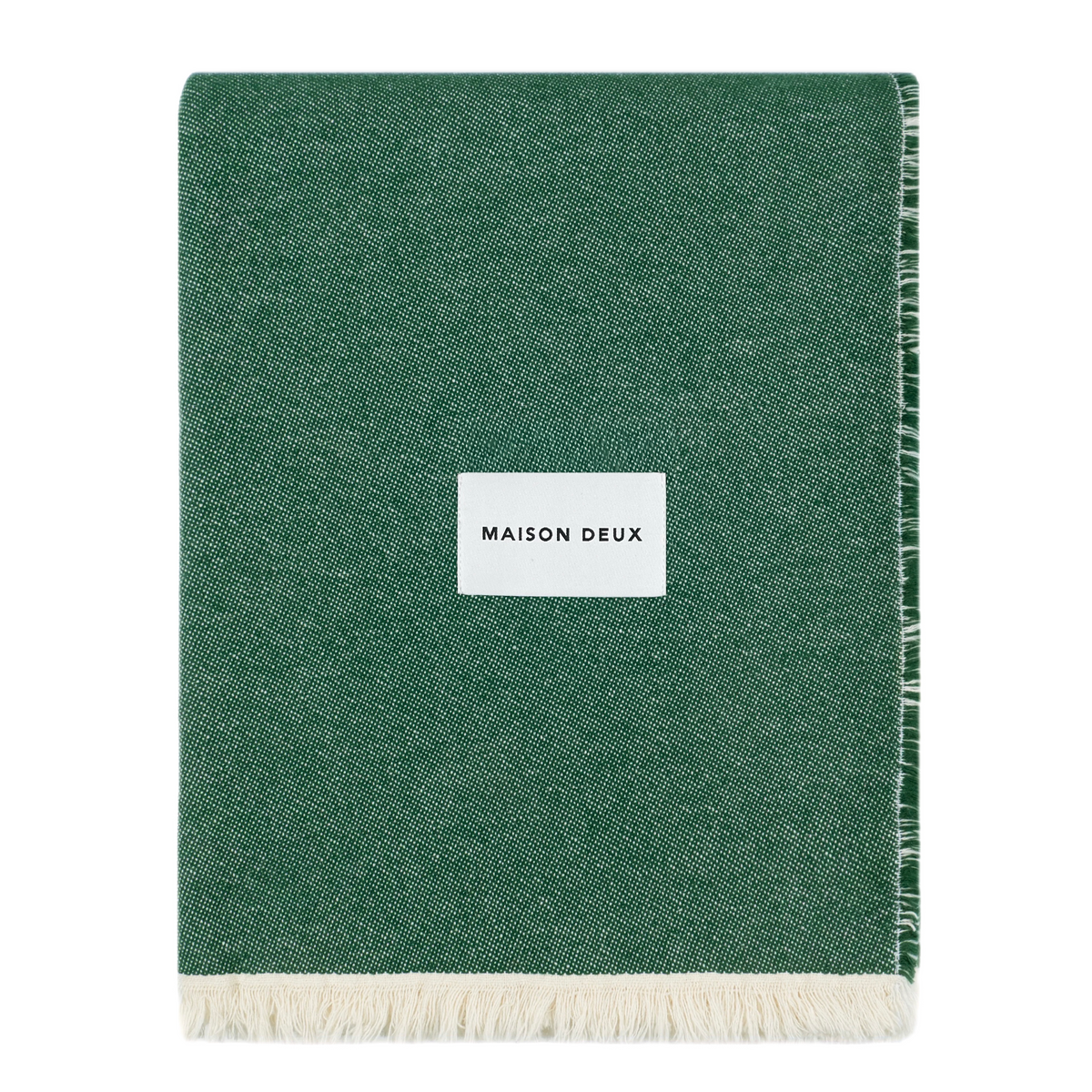 Katoenen plaid Check Bold Bosgroen Blauw