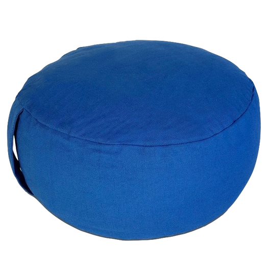 Meditatiekussen blauw