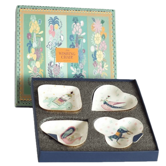 Set van 4 schaaltjes in geschenkdoos